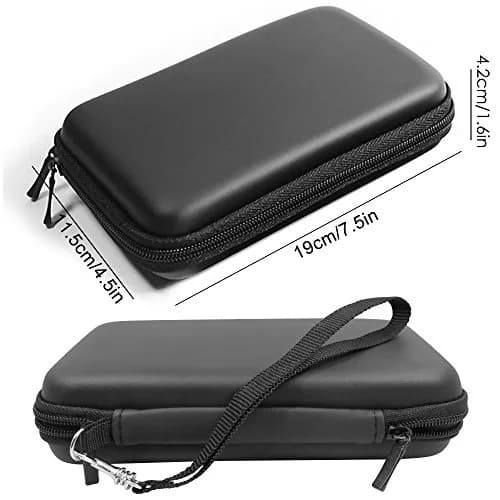 AFUNTA Hard Shell Travel Case for NEW 3DS XL & 3DS XL with Crystal Cover & Screen Protectors | Fits 2 Consoles & Accessories thumbnail 4
