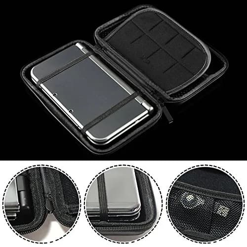 AFUNTA Hard Shell Travel Case for NEW 3DS XL & 3DS XL with Crystal Cover & Screen Protectors | Fits 2 Consoles & Accessories thumbnail 6
