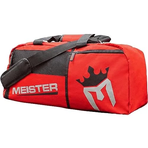 Meister Vented Convertible Duffel/Backpack Sports Gym Bag 66cm (26") Red | Breathable & Carry-On Compliant thumbnail 1