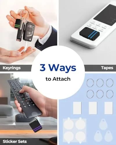 Esky Key Finder Locator with Sound, 6 Receivers & LED Light | 30m (100ft) Range thumbnail 5