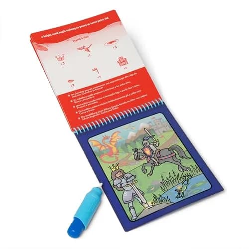 Melissa & Doug On The Go Water Wow! Adventure Activity Pad 15.2cm x 25.4cm (6" x 10") | Reusable Water-Reveal Coloring Book thumbnail 4