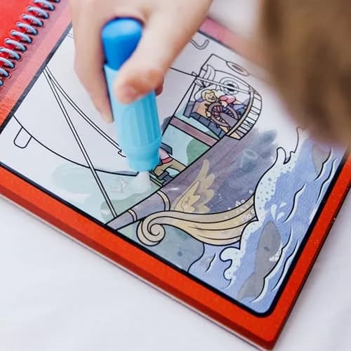 Melissa & Doug On The Go Water Wow! Adventure Activity Pad 15.2cm x 25.4cm (6" x 10") | Reusable Water-Reveal Coloring Book thumbnail 3