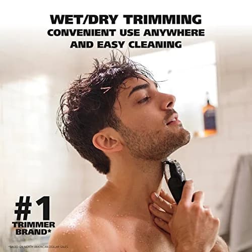 Wahl Aqua Blade Wet/Dry Rechargeable Lithium-Ion Beard Trimmer for Men | Waterproof Precision Grooming (110-120 chars) thumbnail 2