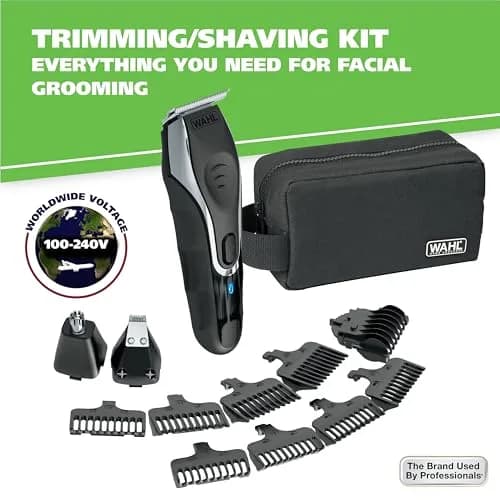 Wahl Aqua Blade Wet/Dry Rechargeable Lithium-Ion Beard Trimmer for Men | Waterproof Precision Grooming (110-120 chars) thumbnail 3