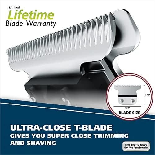 Wahl Aqua Blade Wet/Dry Rechargeable Lithium-Ion Beard Trimmer for Men | Waterproof Precision Grooming (110-120 chars) thumbnail 4