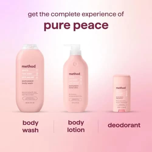 method Pure Peace Body Wash | 108 fl oz (3192 ml) Pack of 6 | Hydrating & Gentle Cleanser for All Skin Types thumbnail 8