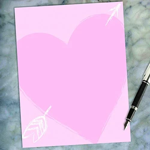 Great Papers! Heart of Love Letterhead, 8.5" x 11", 80 sheets | Heart-themed stationery for heartfelt messages thumbnail 3