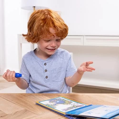 Melissa & Doug On The Go Water Wow! Dinosaur Activity Pad 25.4cm (10in) | Reusable Mess-Free Coloring Book thumbnail 8