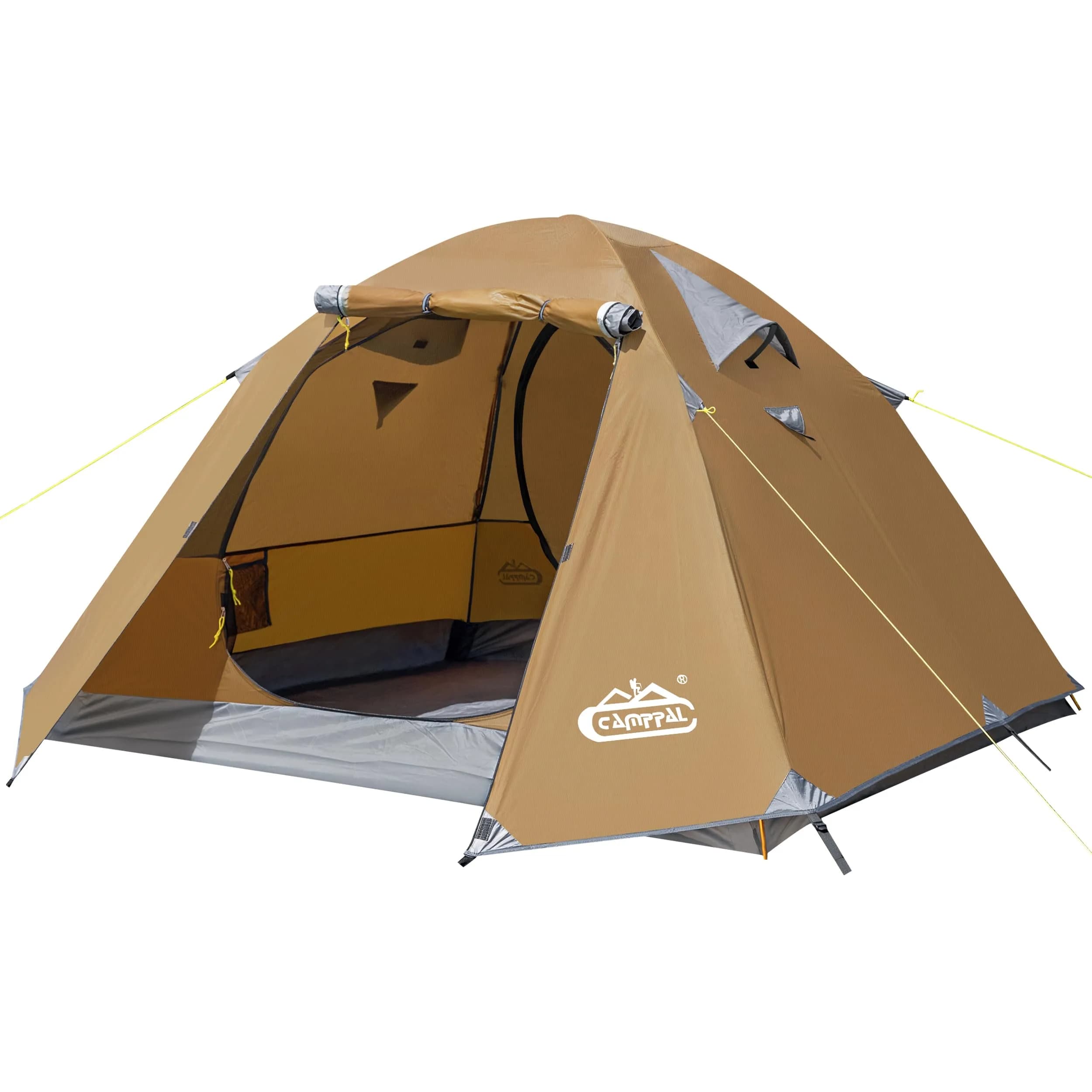 Camppal 2-3 Person Backpacking Tent Waterproof Windproof 4 Season | Easy Setup for Camping & Hiking
