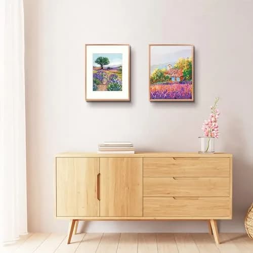Golden State Art 11x14 Rose Gold Aluminum Frame, Real Glass, Mat Fits 8x10 | Elegant Wall & Tabletop Display thumbnail 2