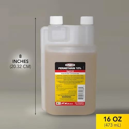 Durvet Permethrin Concentrate 10% Insecticide 473ml (16 Fl Oz) | Fast-Acting Insect Control for Dogs & Premises thumbnail 4
