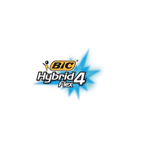 BIC Hybrid 4 Flex Disposable Razor | Sensitive Skin, Refillable System, 1 Handle + 4 Cartridges thumbnail 4