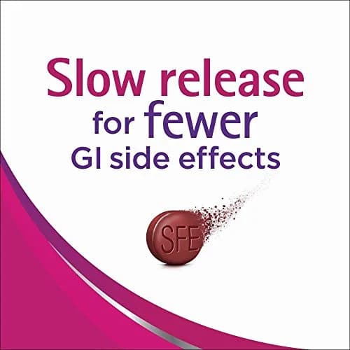 Slow Fe Slow Release Iron Supplement Tablets 30 Count (Pack of 4) | Doctor-Recommended Ferrous Sulfate for Anemia thumbnail 4