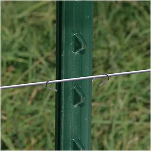 Zareba T-Post Wire Clips 200 Pack | Secure Non-Electrified Wire to T-Posts thumbnail 2