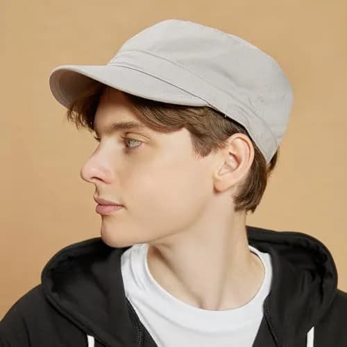 The Hat Depot Cadet Military Army Washed Cotton Baseball Cap - Navy (1 Unit) thumbnail 2