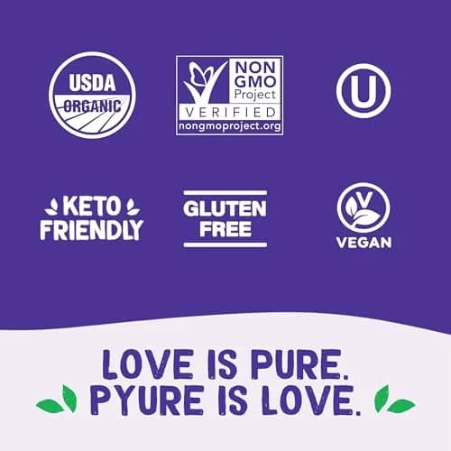 Pyure Organic Stevia Packets Zero Calorie Sweetener 80 Count | USDA Organic & Non-GMO Verified thumbnail 6