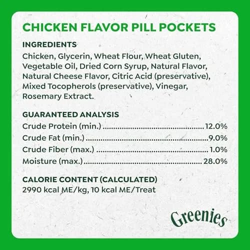 Greenies Pill Pockets Small Dog Treats, Cheese Flavor, 19.2 oz (544 g) | Vet-Recommended Pill Concealers for Small Dogs thumbnail 4