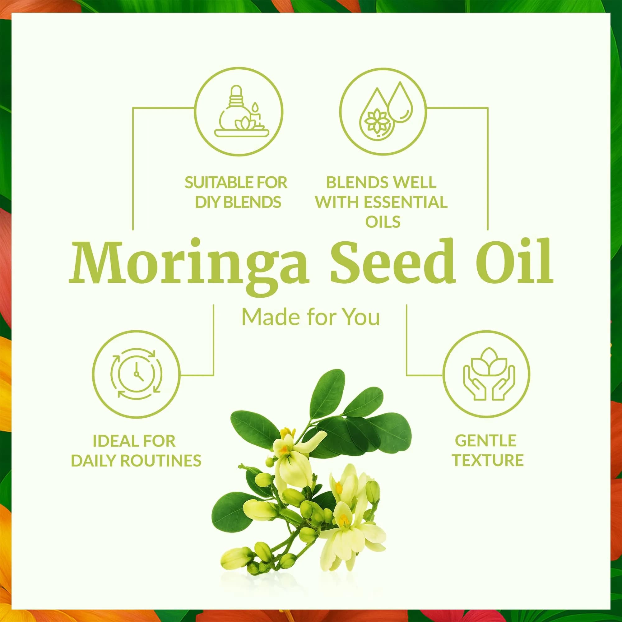 SVA Organics Moringa Seed Carrier Oil, 4 Fl Oz (118 ml) - Pure & Natural - view 3