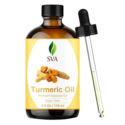SVA ORGANICS Turmeric Essential Oil, 4 Fl Oz (118 mL) - Pure & Natural thumbnail 1