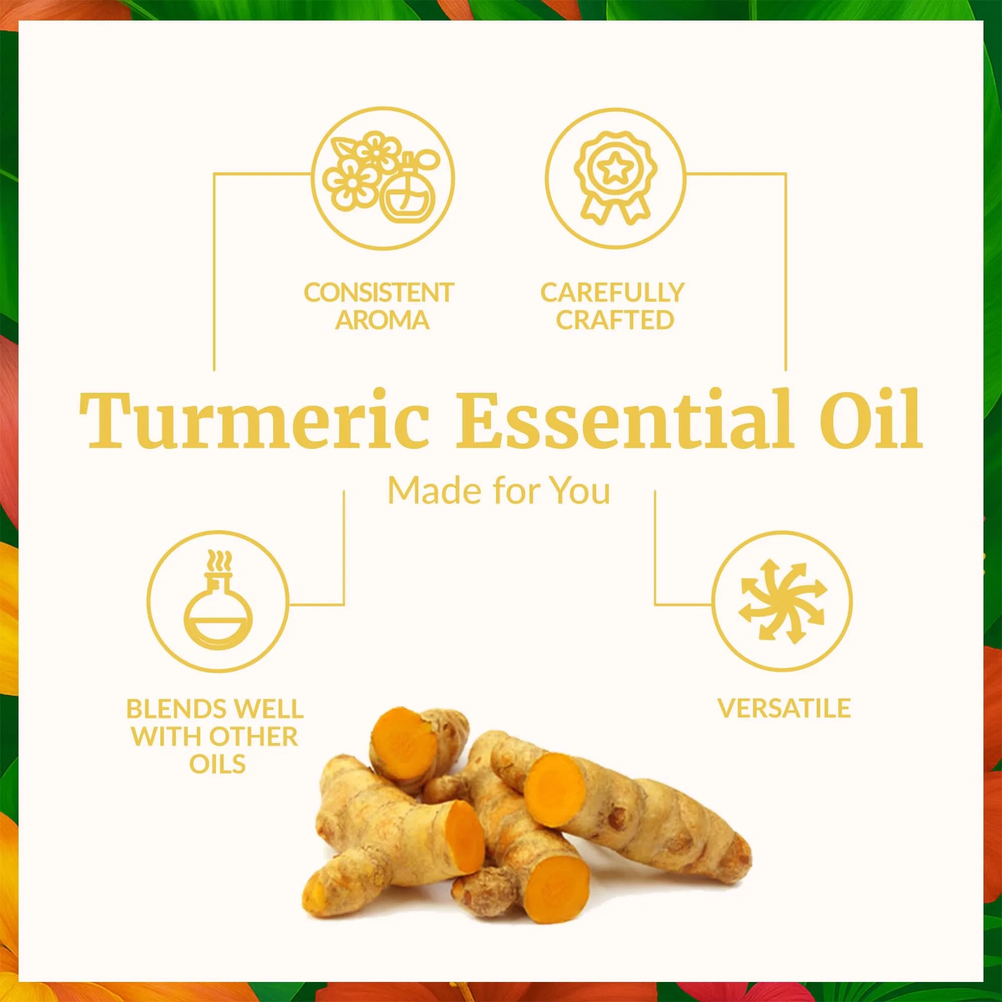 SVA ORGANICS Turmeric Essential Oil, 4 Fl Oz (118 mL) - Pure & Natural - view 3
