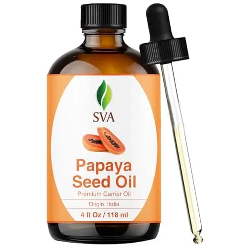 SVA ORGANICS Papaya Seed Carrier Oil 4 Fl Oz (118 ml) - Natural & Pure thumbnail 1