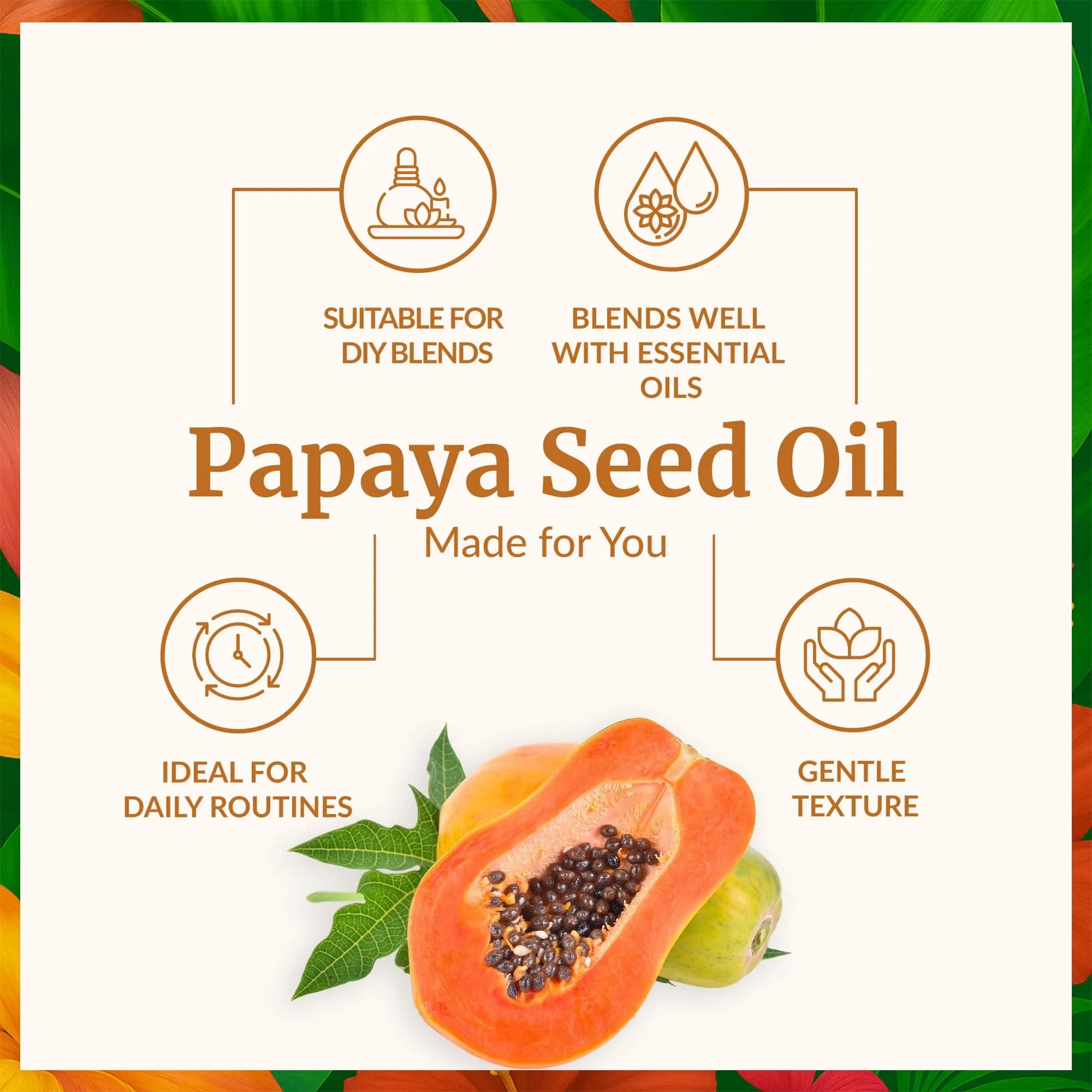 SVA ORGANICS Papaya Seed Carrier Oil 4 Fl Oz (118 ml) - Natural & Pure - view 3