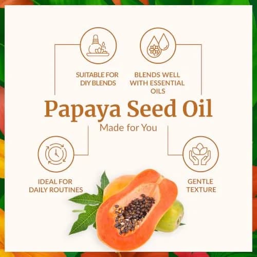 SVA ORGANICS Papaya Seed Carrier Oil 4 Fl Oz (118 ml) - Natural & Pure thumbnail 3
