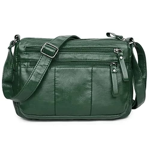 VOLGANIK ROCK Soft PU Leather Shoulder Bag 26cm (10.2") | Versatile Crossbody Purse for Women thumbnail 1