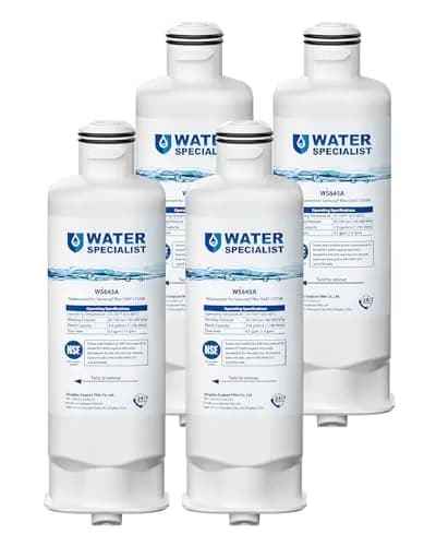 Waterspecialist WS645A Refrigerator Water Filter 4 Pack | NSF 42 & 372 Certified thumbnail 1