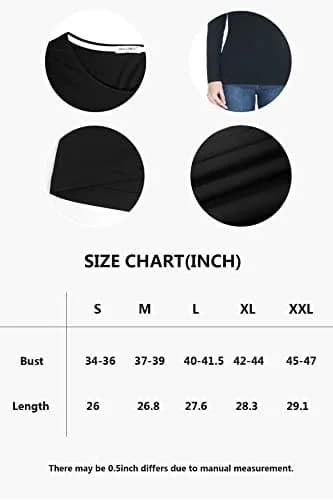 Smallshow Womens 3 Pcs Long Sleeve Maternity Nursing Top | Comfortable, Discreet Feeding Access, Cotton-Modal Blend thumbnail 8