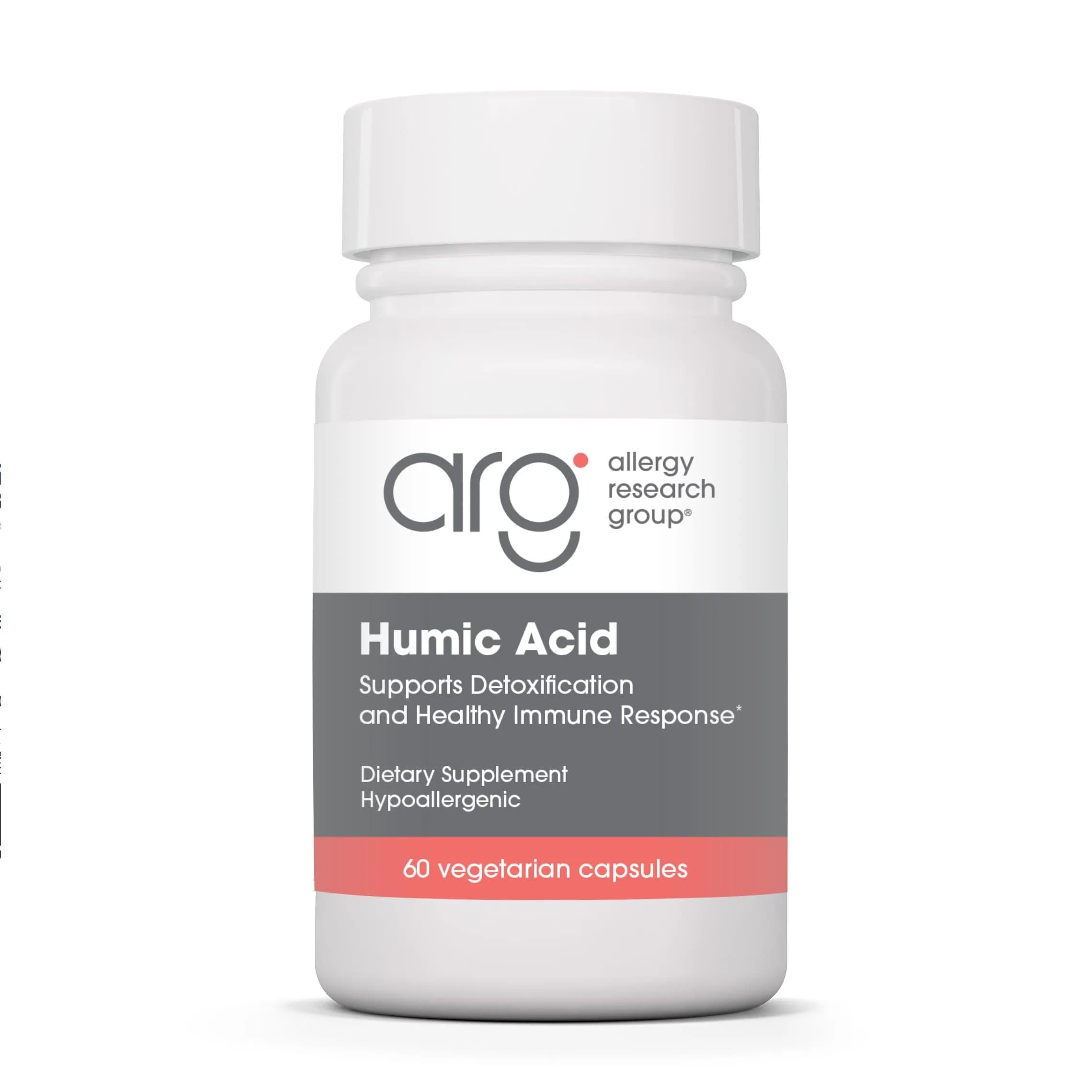 Allergy Research Group ARG Humic Acid 750 mg | Immune & Detox Support | Vegetarian Capsules (60 Count) — Capsule