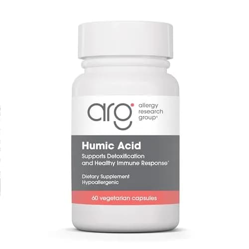 Allergy Research Group ARG Humic Acid 750 mg | Immune & Detox Support | Vegetarian Capsules (60 Count) thumbnail 1