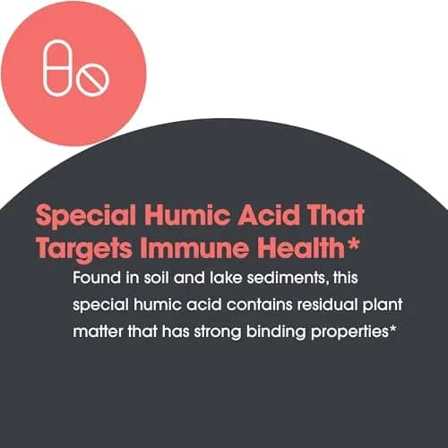 Allergy Research Group ARG Humic Acid 750 mg | Immune & Detox Support | Vegetarian Capsules (60 Count) thumbnail 5
