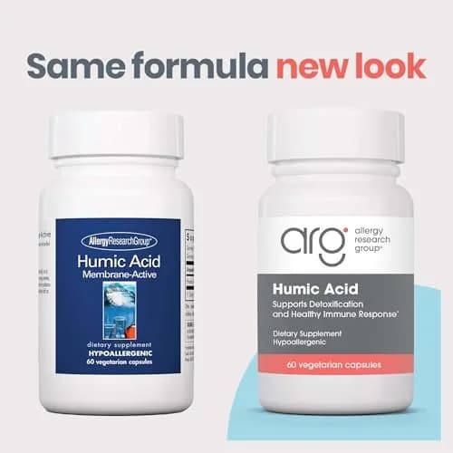 Allergy Research Group ARG Humic Acid 750 mg | Immune & Detox Support | Vegetarian Capsules (60 Count) thumbnail 3