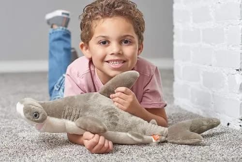 Wild Republic Hammerhead Shark Plush, 13" | Realistic Sea Creature Toy for Kids thumbnail 4