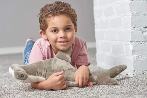 Wild Republic Hammerhead Shark Plush, 13" | Realistic Sea Creature Toy for Kids thumbnail 2