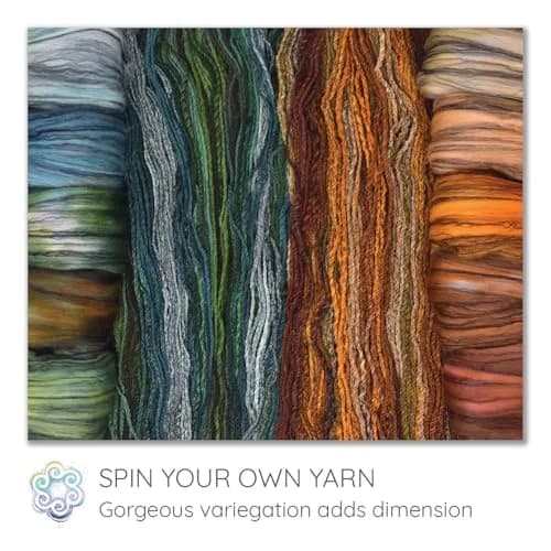 Living Dreams Yarn Glossy Black Tussah Silk Fiber for Spinning, Blending, Felting | Premium Grade, 50g thumbnail 4