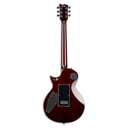 ESP GUITARS EC-1000 Evertune - Dark Brown Sunburst over Quilted Maple | Professional Electric Guitar with Constant Tuning thumbnail 2