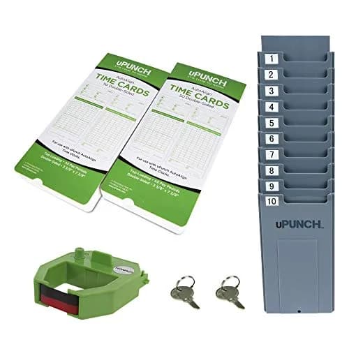 uPunch HN1500 Employee Time Clock System with 100 Cards | Cloud & Standalone thumbnail 6