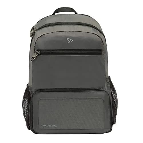 Travelon Anti-Theft Active Packable Backpack Charcoal | 18.5L (0.52 m³) thumbnail 1