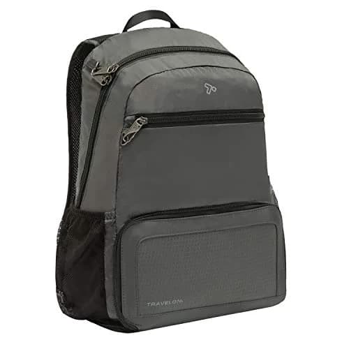 Travelon Anti-Theft Active Packable Backpack Charcoal | 18.5L (0.52 m³) thumbnail 8