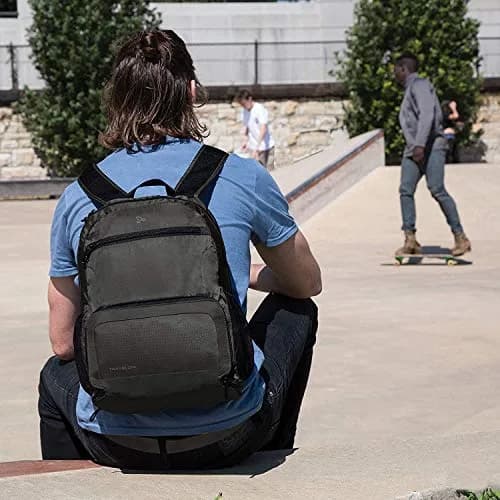 Travelon Anti-Theft Active Packable Backpack Charcoal | 18.5L (0.52 m³) thumbnail 2
