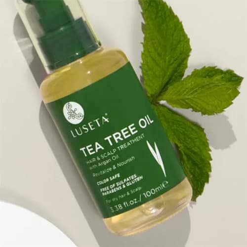Luseta Tea Tree Hair Oil Serum for Oily Damaged Hair | Nourishing & Revitalizing, 3.38 oz thumbnail 8