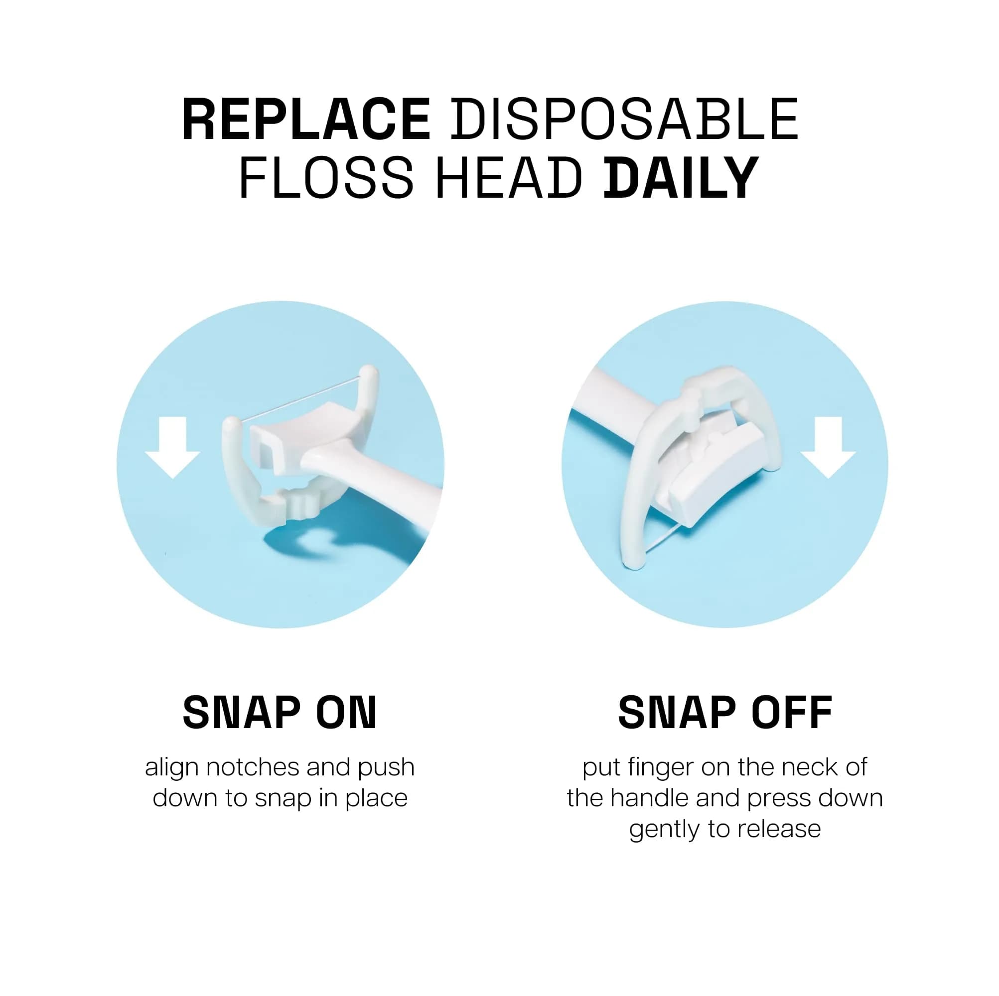 REACH Ultraclean Access Flosser Refill Heads, Unflavored, 28 Count | Plaque Remover for Hard to Reach Areas - view 5