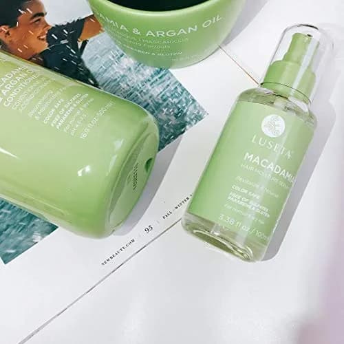 L LUSETA Macadamia Oil Hair Moisture Serum for Dry Hair | Nourishing, Lightweight & Frizz Control (70-120 chars) thumbnail 6