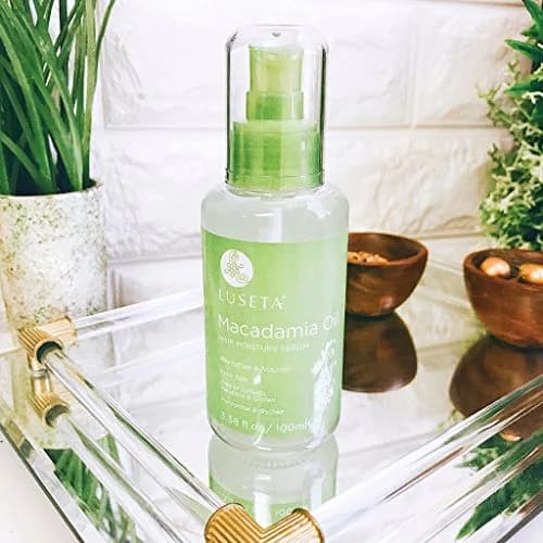 L LUSETA Macadamia Oil Hair Moisture Serum for Dry Hair | Nourishing, Lightweight & Frizz Control (70-120 chars) thumbnail 2
