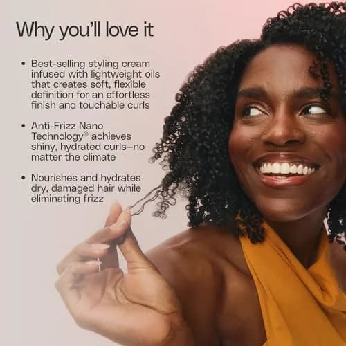 Ouidad Advanced Climate Control Featherlight Curls Styling Cream, 2 oz | Soft Hold for Frizz-Free, Hydrated Curls thumbnail 7
