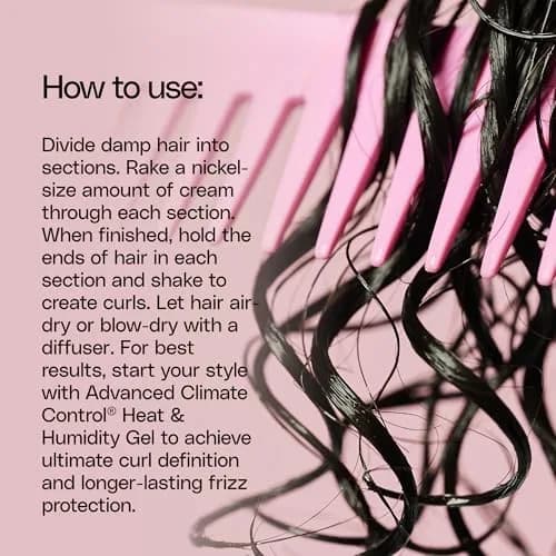 Ouidad Advanced Climate Control Featherlight Curls Styling Cream, 2 oz | Soft Hold for Frizz-Free, Hydrated Curls thumbnail 8