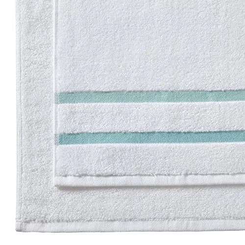 Comfort Spaces Zero Twist Bath Towel Set Cotton, 28 x 54, 8 Piece, Aqua | Ultra Absorbent & Lightweight thumbnail 5