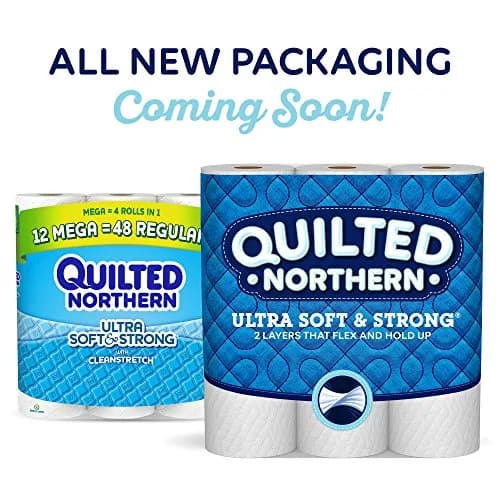 Quilted Northern Ultra Soft & Strong Toilet Paper, 12 Double Rolls (1968 Sheets Total) | Biodegradable & Septic Safe thumbnail 7